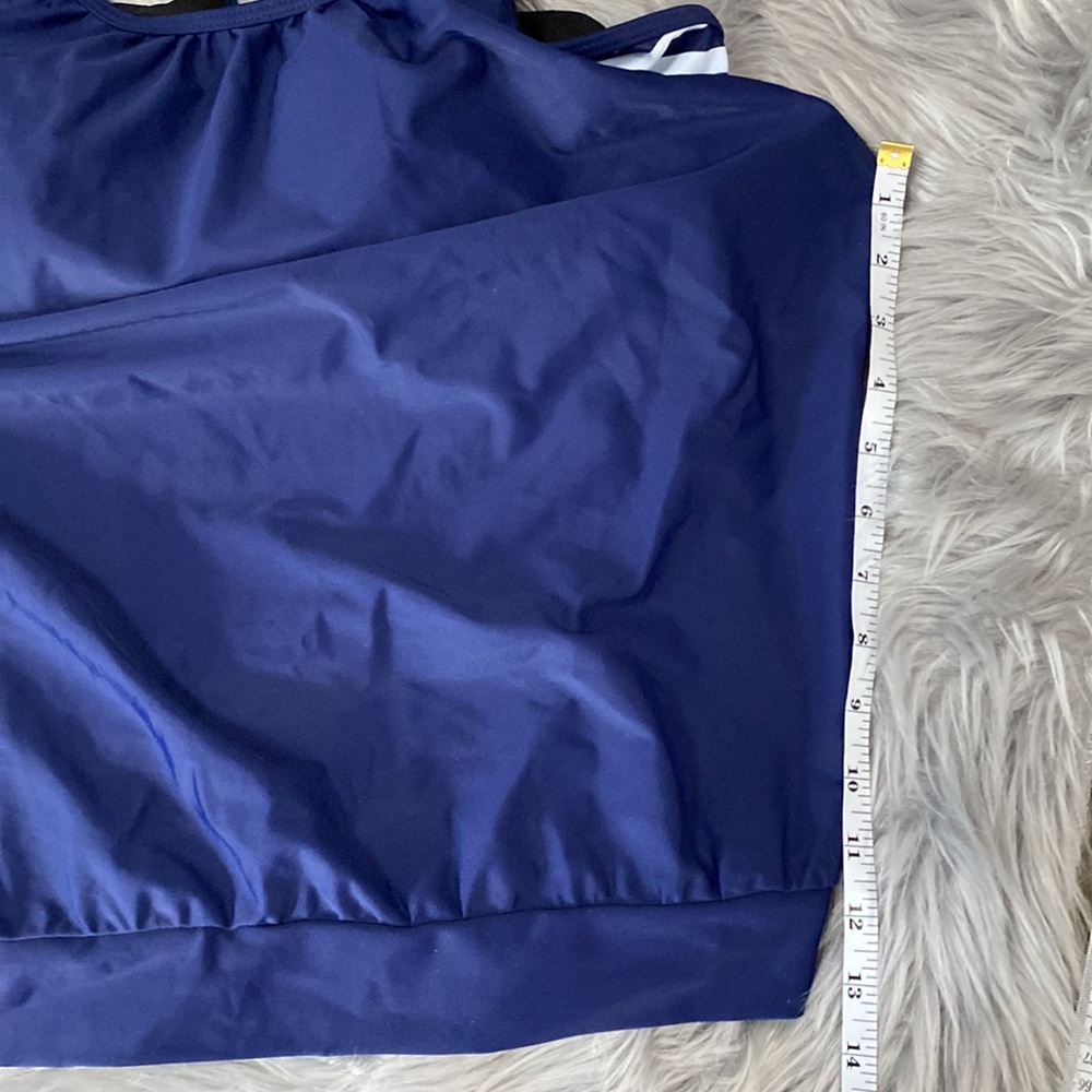 Blouson tankini top - Picture 6 of 7